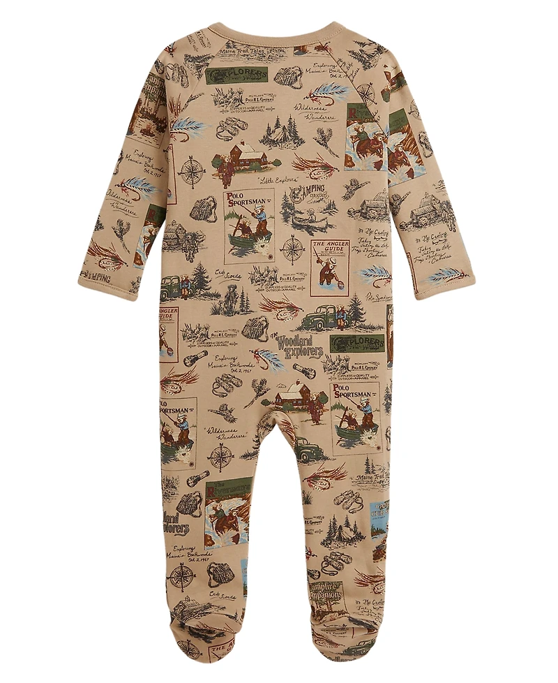 Polo Ralph Lauren Baby Boys' Bear Footed Coverall