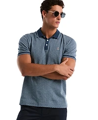 Original Penguin Men's Jacquard Wave Polo Shirt