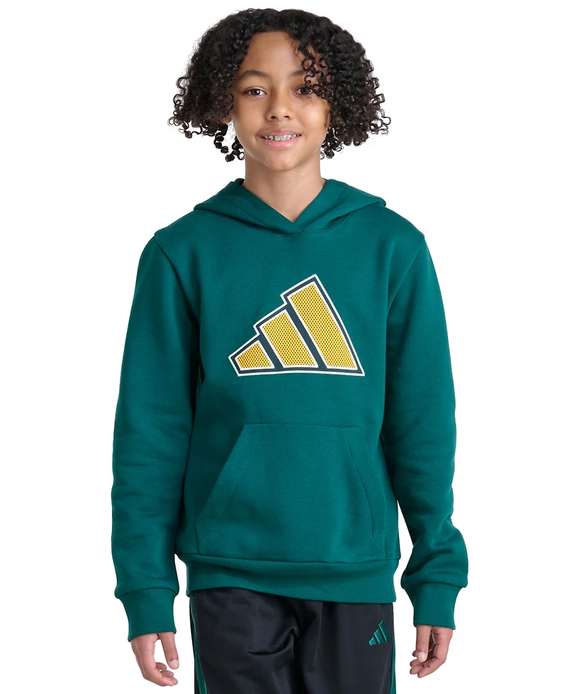 adidas Boys' 8-20 Long-Sleeve Hoodie