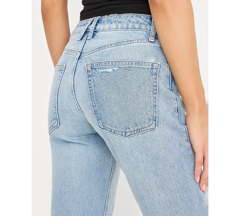 Good American Women's Straight Leg Ankle-Length Jeans