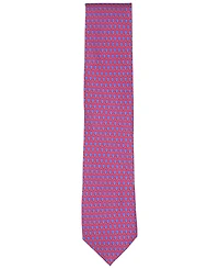 Club Room Men's Racket Classic Neat Pattern Silk Tie, Macy's Exclusive