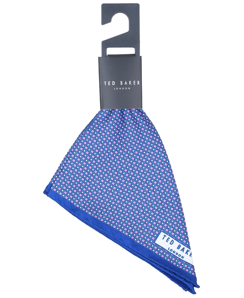 Ted Baker Men's Mini Square Printed Pocket Square