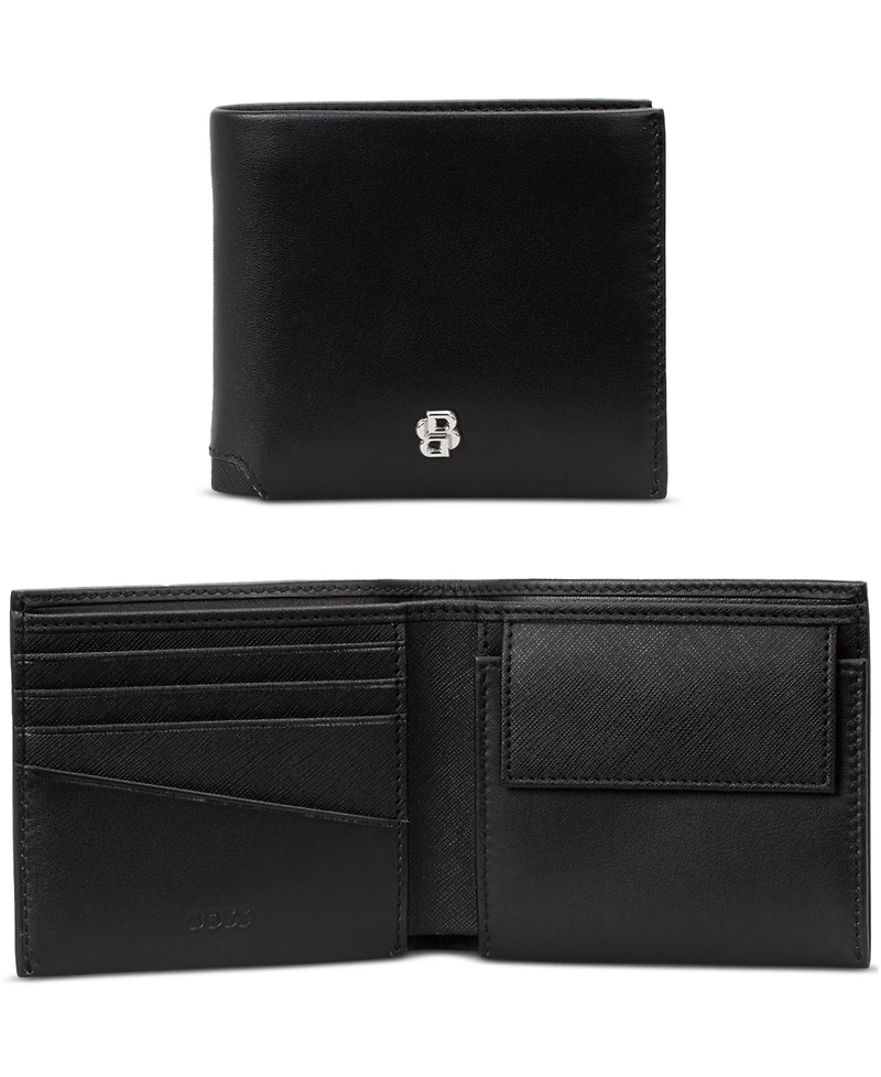 Hugo Boss Men's Open Face Leather Wallet