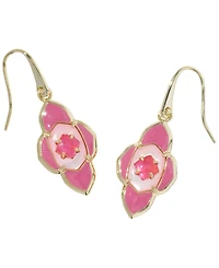 Kendra Scott 14k Gold-Plated Abbie Medallion Small Drop Earrings