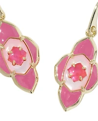 Kendra Scott 14k Gold-Plated Abbie Medallion Small Drop Earrings