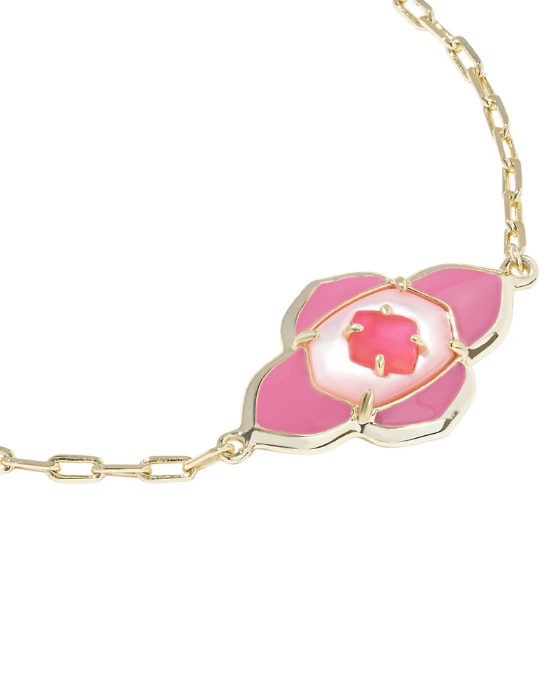 Kendra Scott 14k Gold-Plated Abbie Medallion Delicate Chain Bracelet