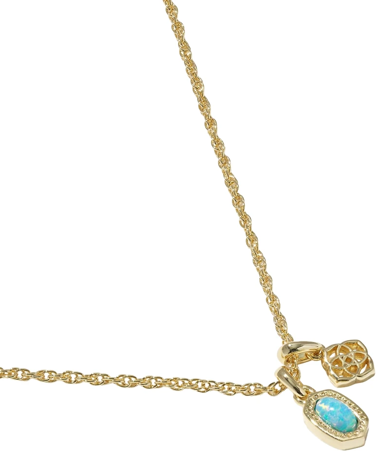 Kendra Scott 14k Gold-Plated Mini Elisa Dira Short Pendant Necklace