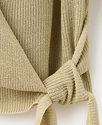 Mango Women's Bow Knitted Cardigan