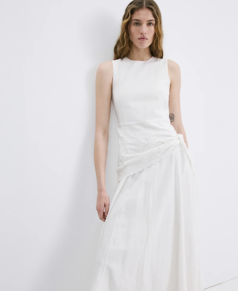 Mango Women's Handkerchief A-Line Dress