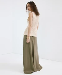 Mango Women's High-Rise Wide Leg Pants