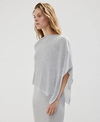 Mango Women's Asymmetrical Knitted Cape