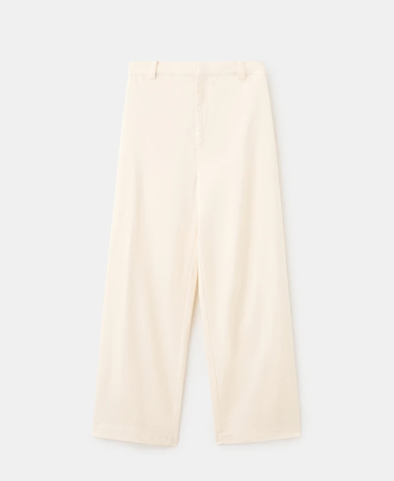 Mango Women's Linen High-Waist Trousers