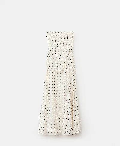 Mango Women's A-Line Polka-Dot Dress