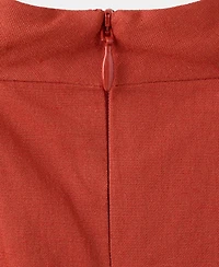 Mango Women's Draped Midi-Dress