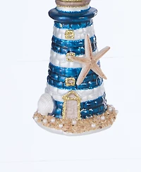 Holiday Lane Seaside Lighthouse Ornament, Macy's Exclusive