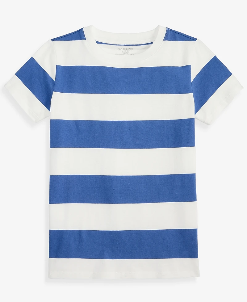 Epic Threads Boys' Xs-xl Rugby Stripe T-Shirt, Macy's Exclusive