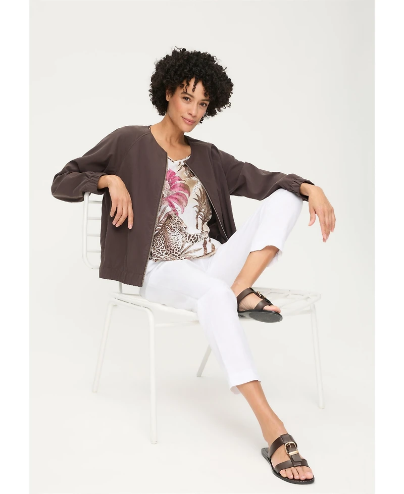 Olsen Women's Savanna Print T-Shirt