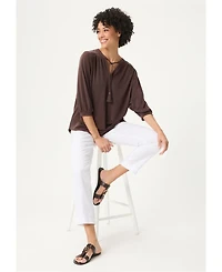 Olsen Women's Solid Tunic T-Shirt