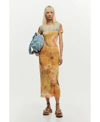 Desigual Women's Slim hybrid dress