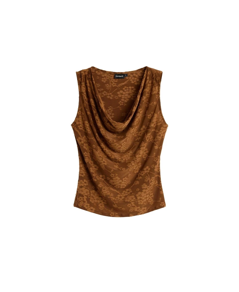 Desigual Women's Draped sleeveless t-shirt
