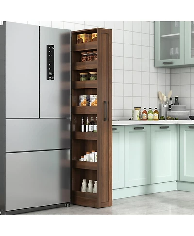 Streamdale Furniture 7-Tier Pull-Out Storage Shelf for Kitchen/Living Room