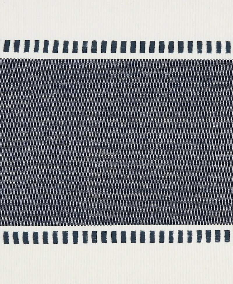 Saro Lifestyle Tassel Trimmed Stripe Placemats, Set of 4