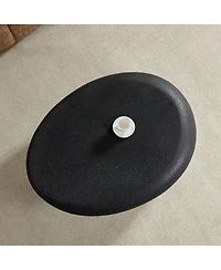 Streamdale Furniture Fiberglass Elliptical Coffee Table