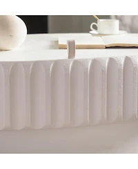 Streamdale Furniture Fluted Storage Table with Lift-Off Lid, Sleek Texture, Perfect for Modern Living