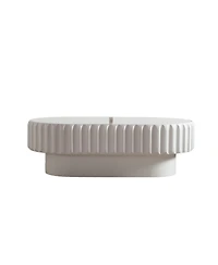 Streamdale Furniture Fluted Storage Table with Lift-Off Lid, Sleek Texture, Perfect for Modern Living