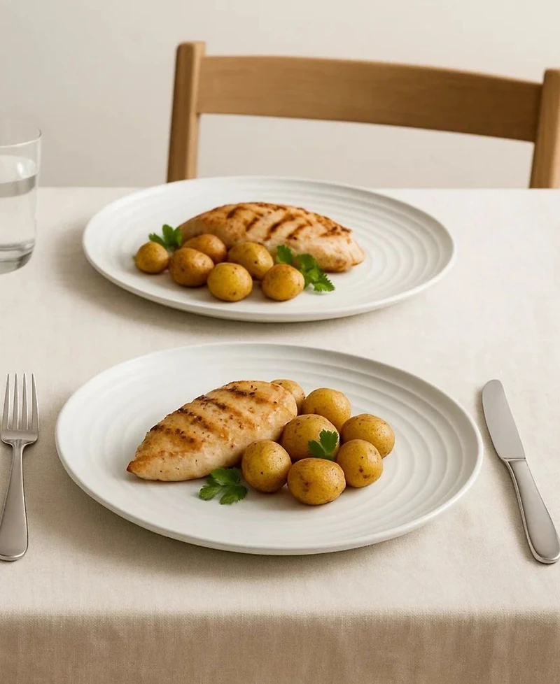 Abode Homewares Terra Dinner Plates, Set of 6