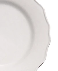 Abode Homewares Scallop NewWave Melamine Dinner Plates, Set of 6