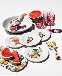 Abode Homewares Fruitstand Melamine Serving Utensils, Set of 2