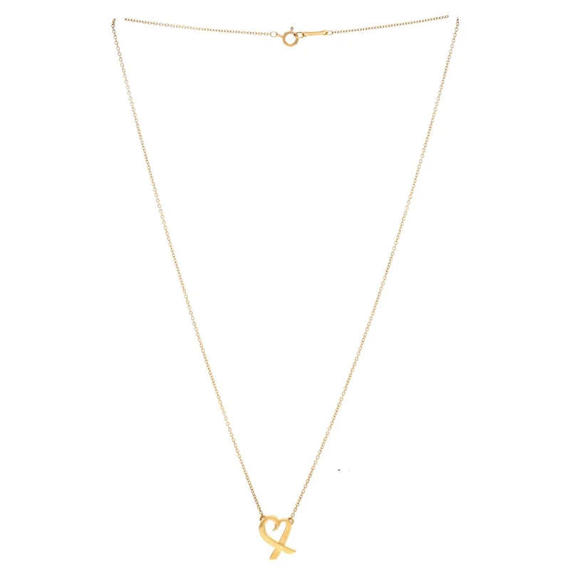 Pre-Owned Tiffany & Co Paloma Picasso Loving Heart Pendant Necklace