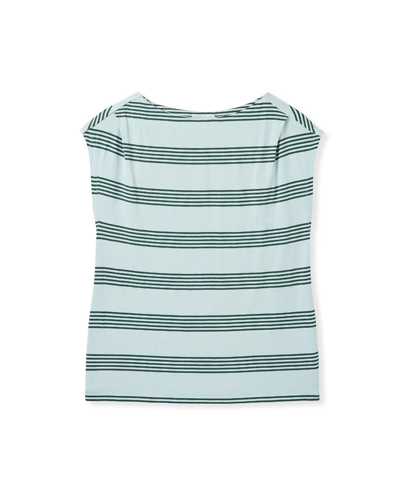 Celtic & Co. Women's Slash Neck Cap Sleeve T-Shirt