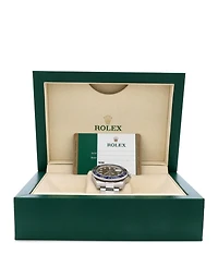 Pre-Owned Rolex Oyster Perpetual Date Gmt-Master Ii Batman Automatic Watch in Stainless Steel and Cerachrom 40mm