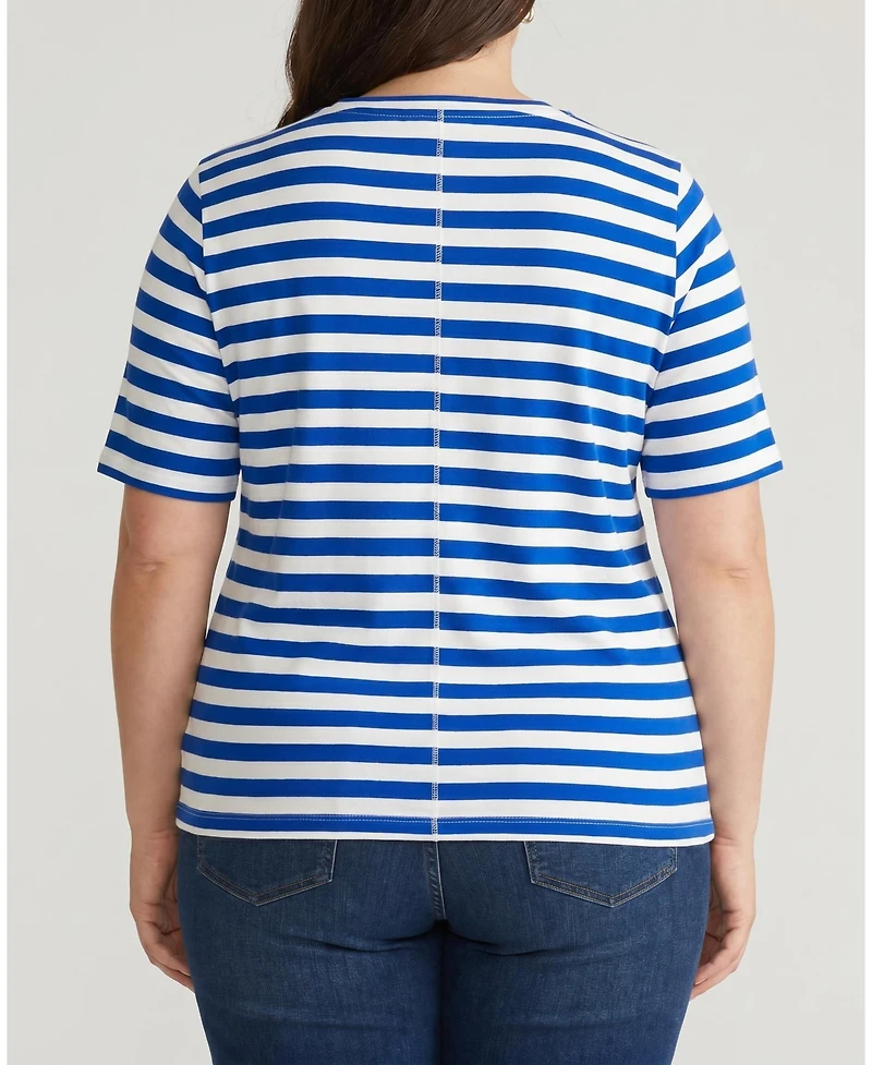 Universal Standard Plus Maia Stovepipe Sleeve Tee