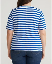 Universal Standard Plus Maia Stovepipe Sleeve Tee
