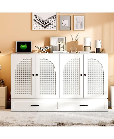 Streamdale Furniture Murphy Bed with Large Drawers