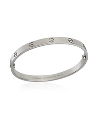 Pre-Owned Cartier White Gold Love Bracelet