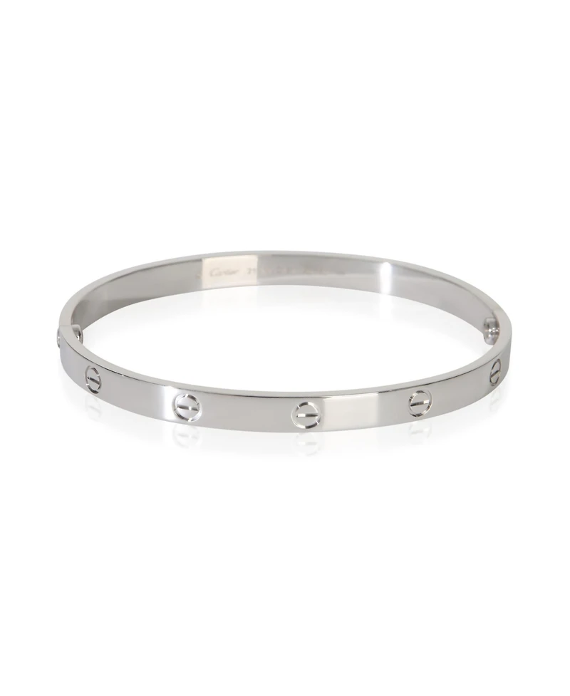 Pre-Owned Cartier White Gold Love Bracelet