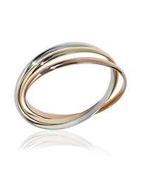 Pre-Owned Cartier 3-Tone Gold Trinity Bracelet