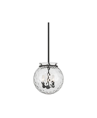 Possini Euro Design Kodi 12inch Wide Bronze Water Glass 3-Light Pendant Light