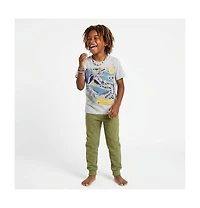 Mightly Toddler Fair Trade Organic Cotton Graphic Short Sleeve T-Shirt