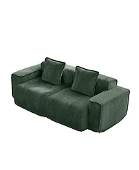 Streamdale Furniture Premium Velvet Modular Sectional Sofa
