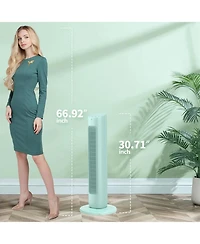 Antarctic Star Oscillating Tower Fan with Led Display, Remote and 15H Timer