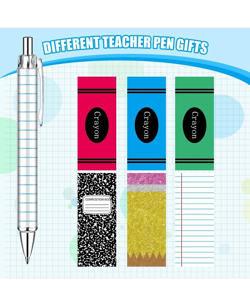 Gnuadz Teacher Appreciation Pens Bulk Gift Set