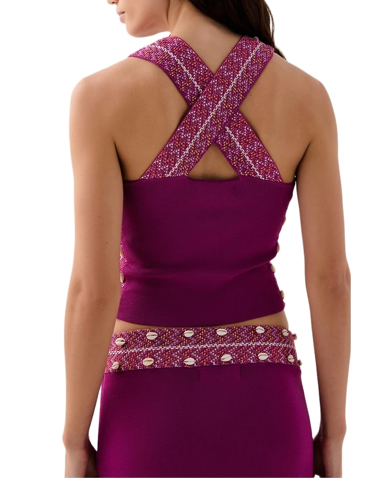 Scalpers Women's Shell Knit Top