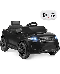 Slickblue Kids 12V Electric Ride On Car with Led Lights, Music and Safety Belt