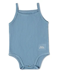 MeMoi Baby 3 Pack Mini-Ribbed Stretch Modal Solid-Color Bodysuits