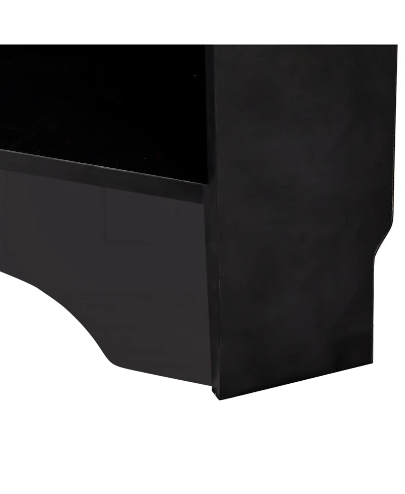Streamdale Furniture Minimalist Corner Hall Tree with Shoe Bench and Coat Rack